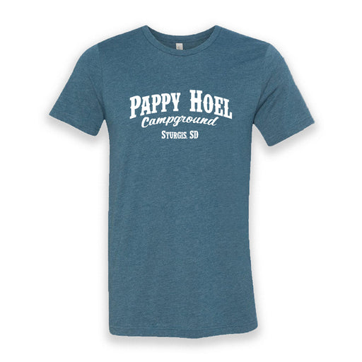 Pappy Hoel Campground Tee - HEATHER TEAL