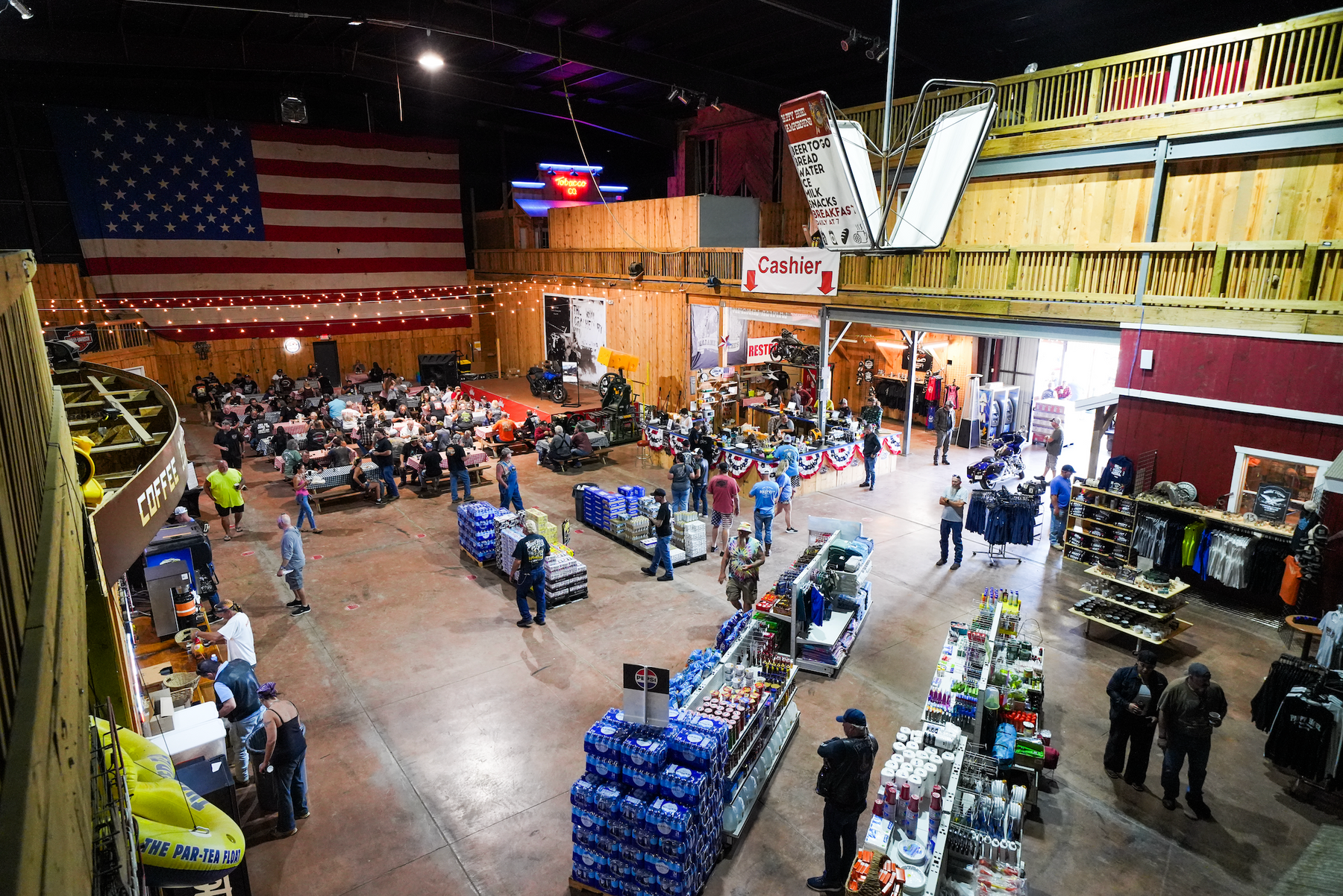 Inside the General Store at Pappy Hoel Campground