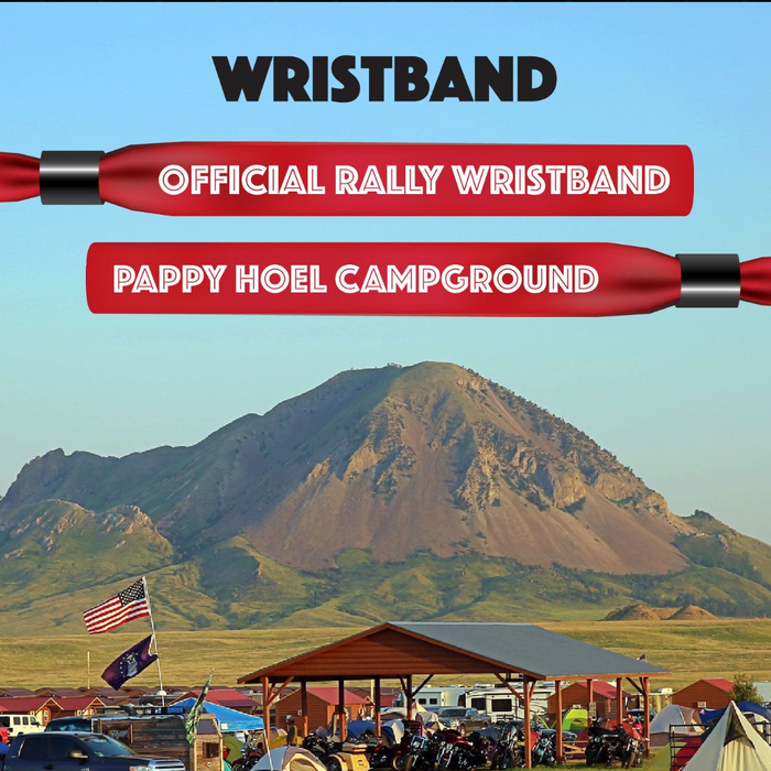 2025 Wristband - EARLY BIRD - Official Rally Campground Admission Aug 1st - Aug 10th