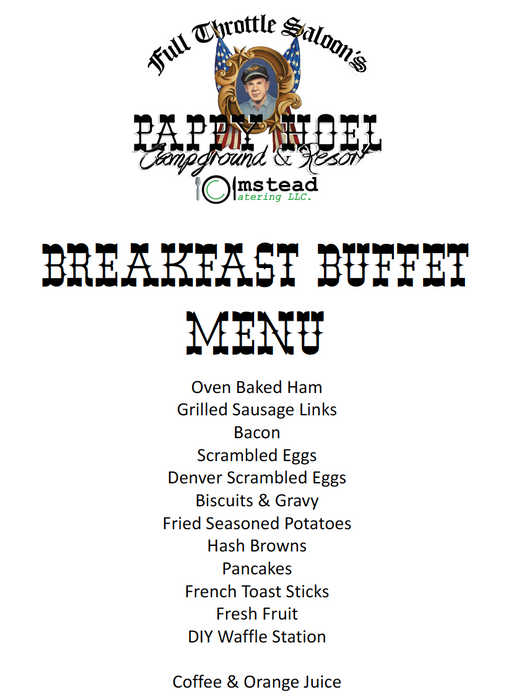 2026 Breakfast Package